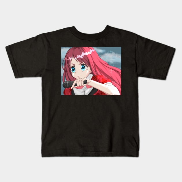 Sakura Minamoto - Zombieland Saga Kids T-Shirt by TunaDesigns